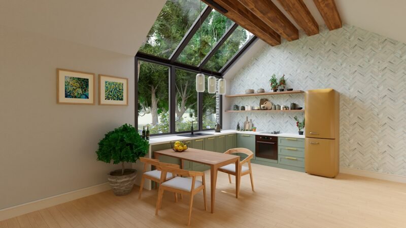 Modern renovated new studio